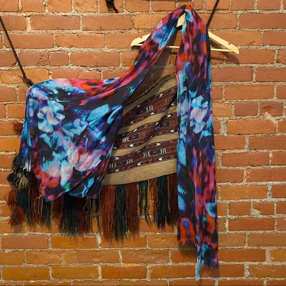 JUMA Merino Wool Digital Print Scarf - Picture 2 of 2